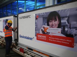 21,2 Juta Dosis Bahan Baku Vaksin Sinovac Tiba di Indonesia
