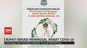 VIDEO: Bupati Bekasi Meninggal Akibat Covid-19