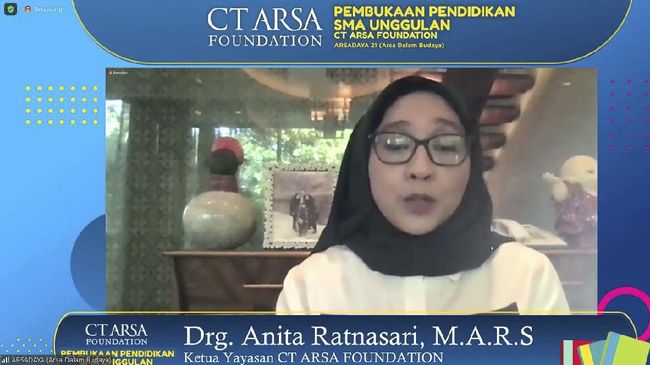 SMA Unggulan CT Arsa Foundation membuka tahun ajaran baru 2021/2022 di dua lokasi yaitu Medan, Sumatera Utara dan Sukoharjo, Jawa Tengah.