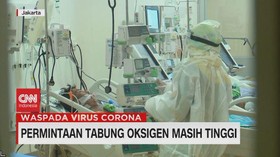 VIDEO: Permintaan Tabung Oksigen Masih Tinggi