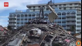 VIDEO: Korban Tewas Apartemen Ambruk Miami Bertambah, Jadi 90