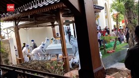 VIDEO: Bupati Bekasi Dimakamkan Dengan Protokol Kesehatan