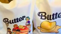 <p>Dalam video yang diambil Vino, goodie bag ulang tahun Jizzy juga bertema yang sama yaitu Butter, salah satu lagu hit BTS. (Foto: Instagram @vinogbastian)</p>