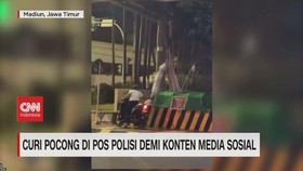VIDEO: Curi Boneka Pocong di Pos Polisi Demi Konten Medsos