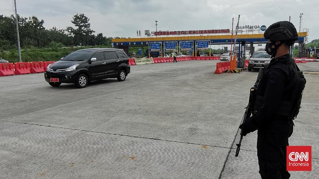 Sebanyak 27 exit tol untuk masuk ke Jawa Tengah masih ditutup hingga 25 Juli.
