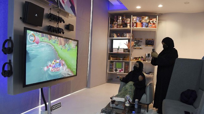 FOTO: Mengintip Lounge Khusus Gamer Wanita di Arab