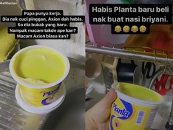 Ngakak! Dikira Sabun Cuci Piring, Bapak-bapak Ini Cuci Piring Pakai Margarin