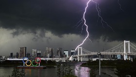 FOTO: Darurat Covid-19 Buat Tokyo Sepi Jelang Olimpiade