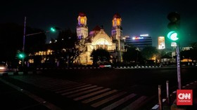 Semarang 'Kota Gelap', Lampu Jalanan Dimatikan Selepas Magrib