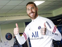 Senyum Sergio Ramos di Latihan Perdana PSG