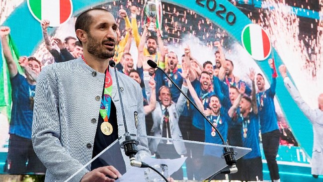 Giorgio Chiellini resmi gabung klub MLS Los Angeles FC setelah resmi meninggalkan Juventus di akhir musim.