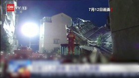 VIDEO: 8 Orang Tewas saat Hotel Runtuh di China