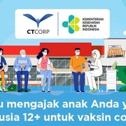CT Corp Hadirkan Layanan Vaksin Covid-19 untuk usia 12 Tahun, Yuk Daftar!