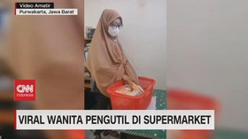 VIDEO: Viral Wanita Pengutil Di Supermarket