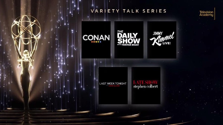 73rd Primetime Emmy Nominations Announcement - Virtual Stream IMAGE DISTRIBUTED FOR THE TELEVISION ACADEMY - Ron Cephas Jones (in Los Angeles) and Jasmine Cephas Jones (from New York) announce this year's Emmy nominees for Outstanding Variety Talk Series during the 73rd Emmy Awards Nominations Announcements live streaming event on Tuesday, July 13, 2021 @ 8:30 AM PDT on Emmys.com. (The Television Academy via Invision/AP)