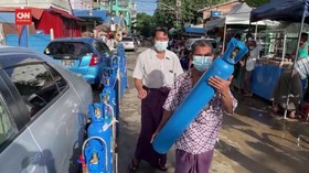 VIDEO: Krisis Oksigen Landa Myanmar
