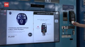 VIDEO: Suvenir Olimpiade Tokyo Dijual Dalam Vending Machine