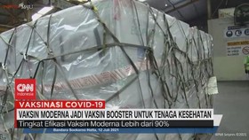 VIDEO: Vaksin Moderna Jadi Vaksin Booster Untuk Nakes
