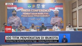 VIDEO: 100 Titik Penyekatan di Ibukota