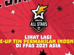 Line-Up 2 Tim Perwakilan Indonesia di Free Fire All Stars 2021: Asia