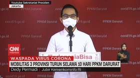 VIDEO: Mobilitas 3 Provinsi Turun Selama 10 Hari PPKM Darurat