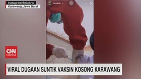 VIDEO: Viral Dugaan Suntik Vaksin Kosong Karawang