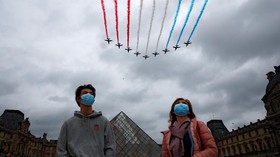 FOTO: Perayaan Bastille Prancis di Tengah Ketakutan Covid
