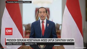VIDEO: Presiden Serukan Kesetaraan Akses Dapatkan Vaksin