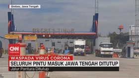 VIDEO: Seluruh Pintu Masuk Jawa Tengah Ditutup