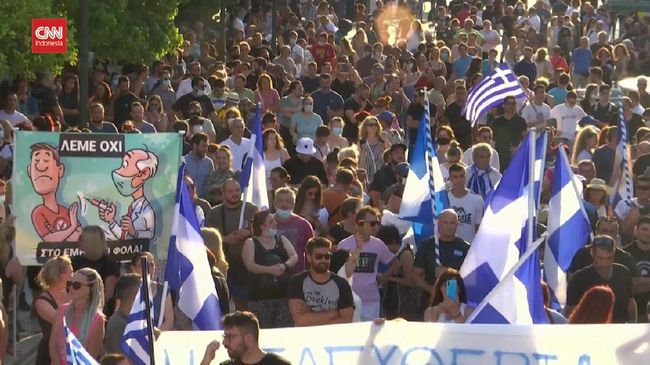 Thousands of Greeks Hold Actions Against Covid Vaccination