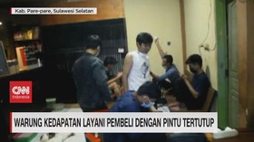 VIDEO: Warung Kedapatan Layani Pembeli Dengan Pintu Tertutup