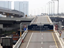Sempat Ditutup Gegara Macet 5 Km, Tol Layang MBZ Kembali Dibuka