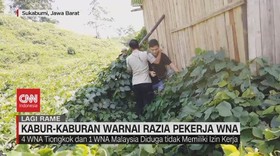 VIDEO: Kabur-Kaburan Warnai Razia Pekerja WNA