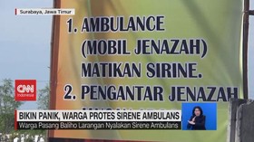 VIDEO: Stres Karena Suara Sirene, Warga Adang Ambulans