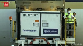 VIDEO: 1,4 Juta Dosis Vaksin Astrazeneca Tiba di Indonesia