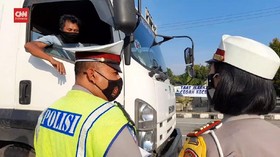 VIDEO: Larangan Masuk Jateng, Antrian Truk Mengular