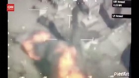 VIDEO: Detik-detik Serangan Udara Afghanistan ke Taliban