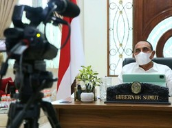 Gubsu Lapor Airlangga soal Varian Delta, Minta Bantu Cegah TKI Ilegal Masuk