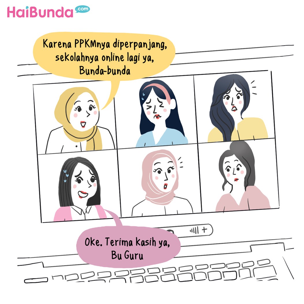 Komik Sekolah Online Lagi