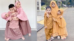 Potret Gemoy Anak-anak Oki Setiana Dewi Kompak Pakai Baju Kembaran