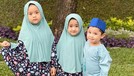 Potret Gemoy Anak-anak Oki Setiana Dewi Kompak Pakai Baju Kembaran