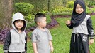 Potret Gemoy Anak-anak Oki Setiana Dewi Kompak Pakai Baju Kembaran