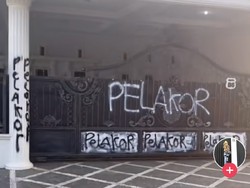 Viral Rumah Mewah Dicoret Tulisan Pelakor, Istri Sah Banjir Dukungan