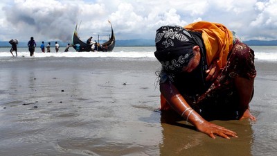 img-title Warga Rohingya Protes usai Ditangkapi Polisi Bangladesh Saat Idulfitri