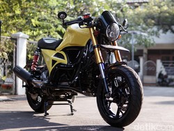 Bikin Pangling! Modifikasi Motor Yamaha XMAX 250 ala Moge Cafe Racer
