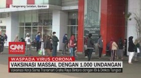 VIDEO: Vaksinasi Massal 1000 Undangan