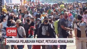 VIDEO: Dermaga Pelabuhan Padat, Petugas Kewalahan
