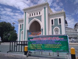 Masjid Raya Medan Gelar Salat Idul Adha di Tengah PPKM Darurat Besok