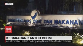 VIDEO: Kebakaran Kantor BPOM