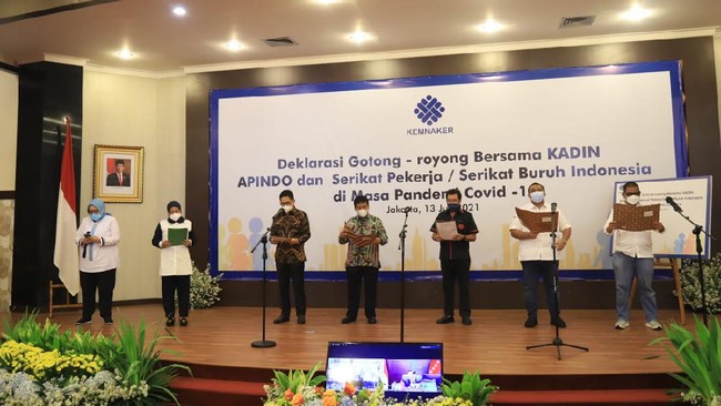 Konfederasi SP/SB meyakini bahwa Deklarasi Gotong Royong akan memberi dampak signifikan saat menghadapi masa PPKM Darurat Covid-19 di Jawa dan Bali.